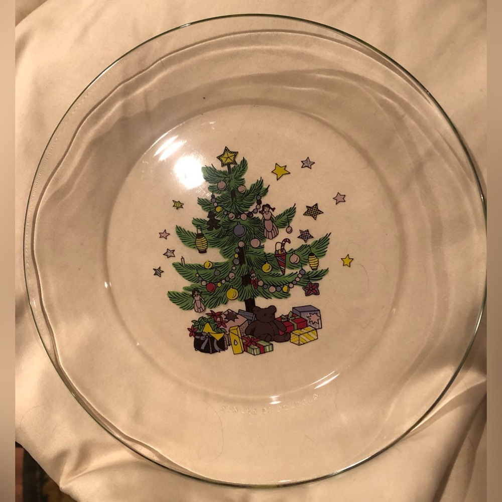 Arcoroc 20 France Christmas Plate